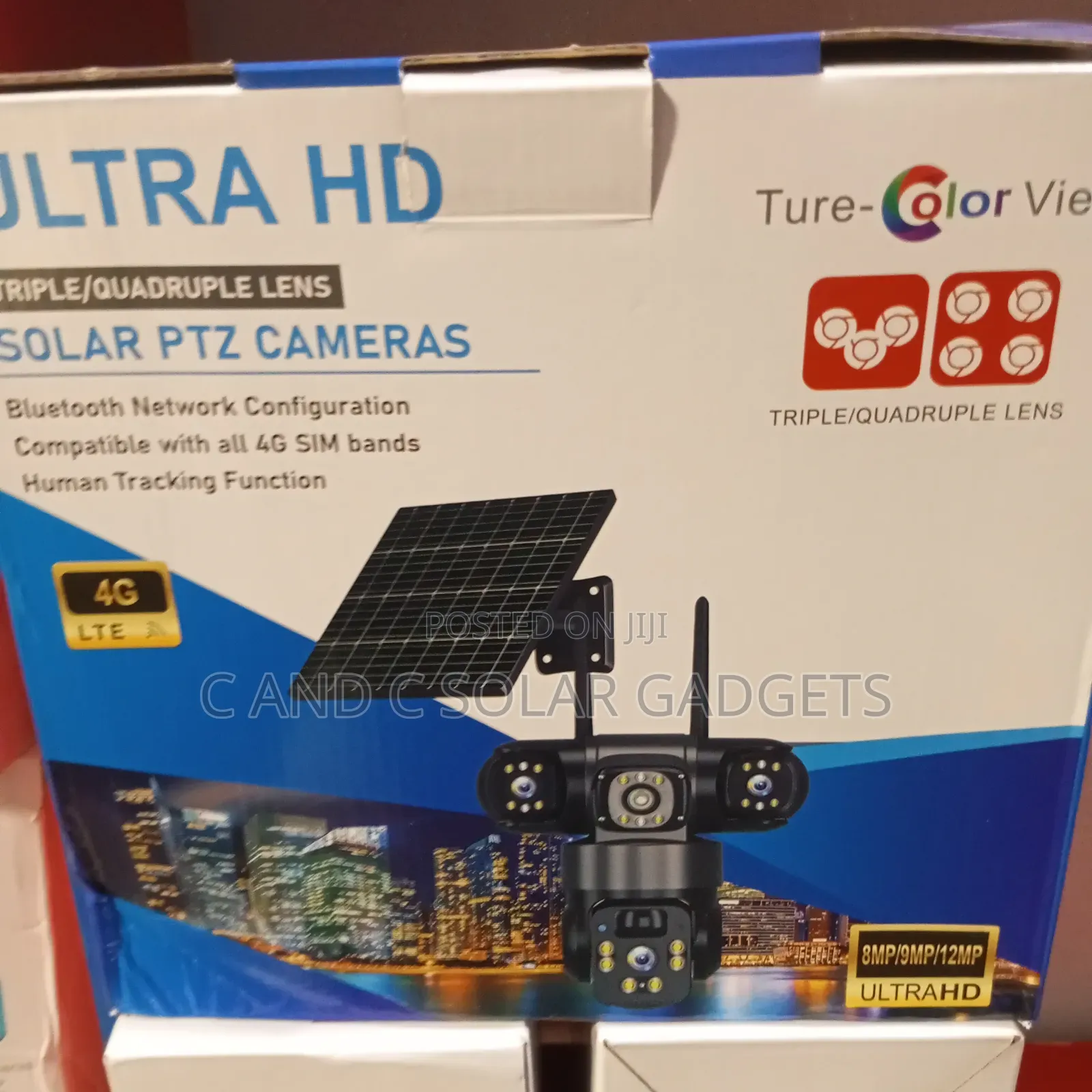 Triple/Quadruple Solar PTZ CAMERA