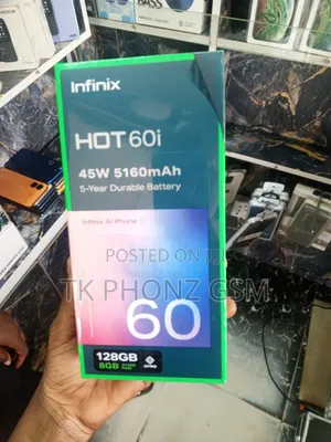 New Infinix Hot 60i 128 GB Black