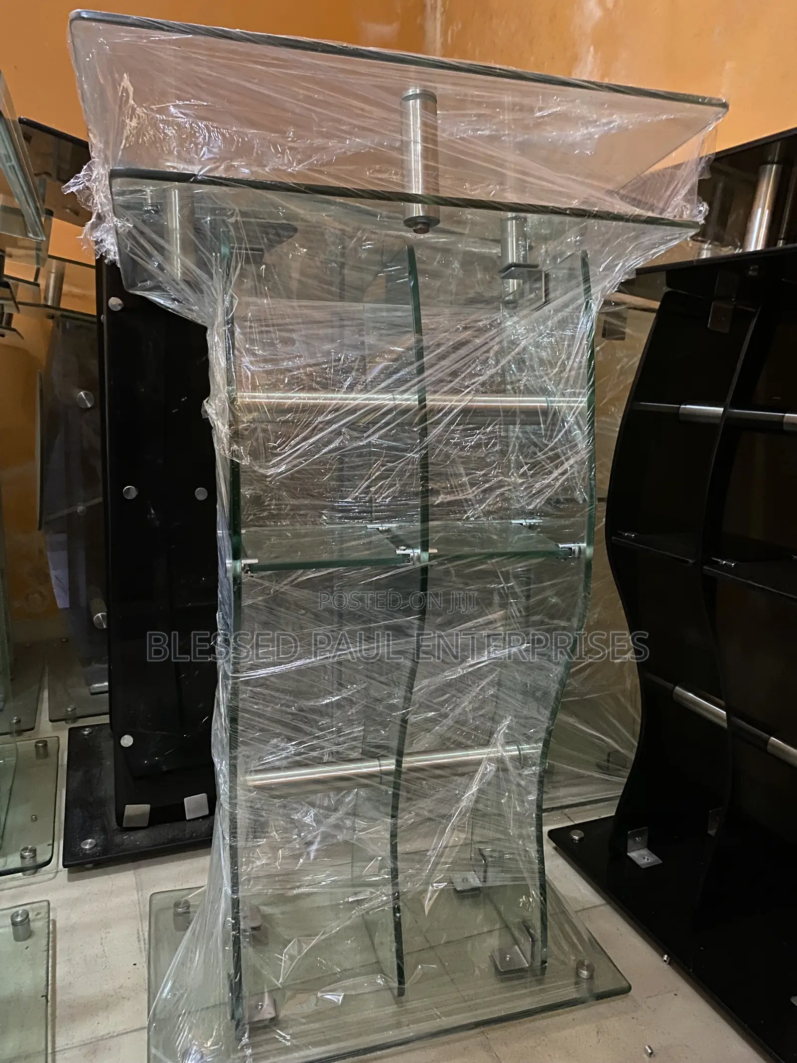 Double Top Glass Pulpit