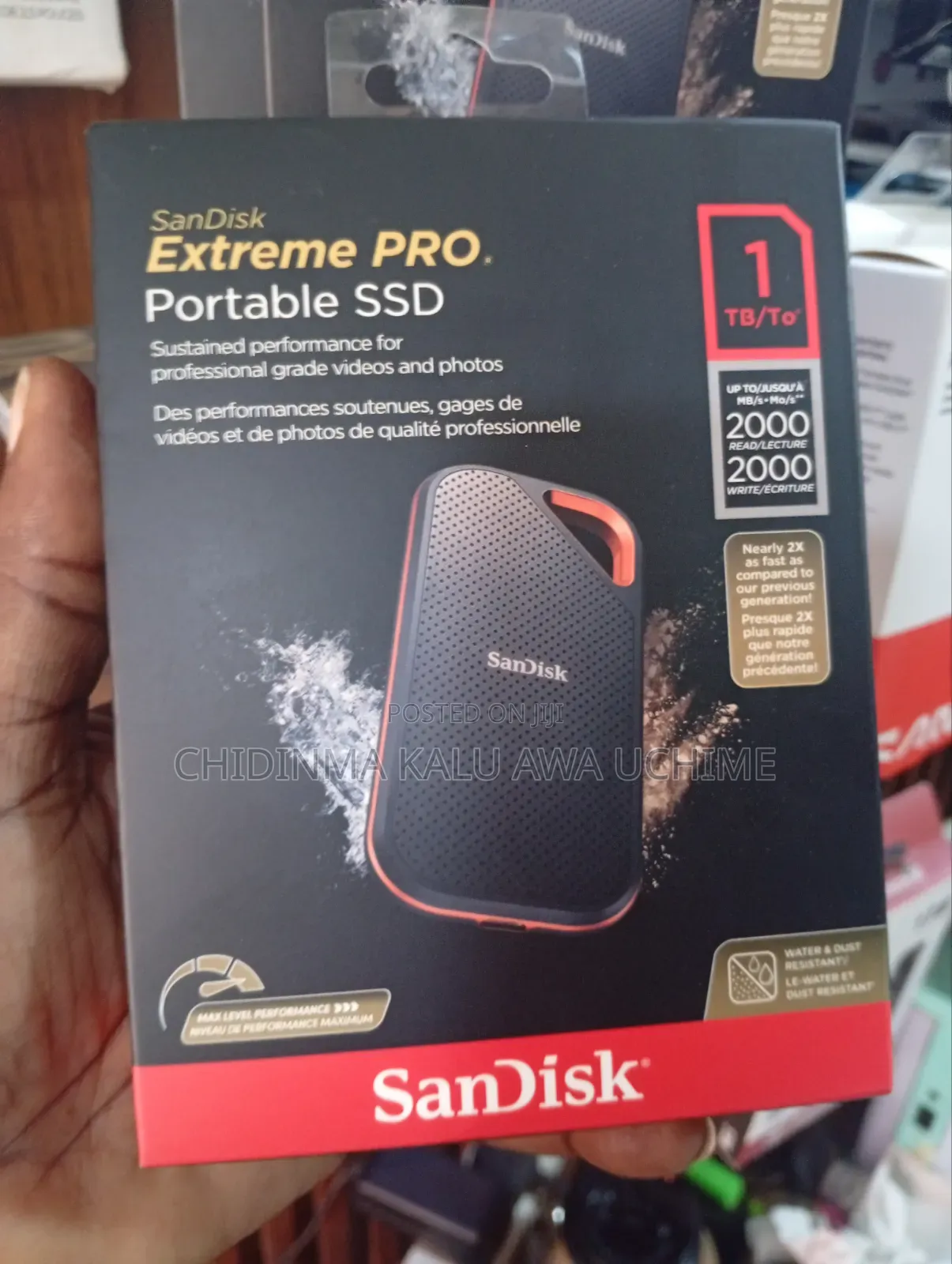 Sandisk Extreme Pro Portable SSD 1tb