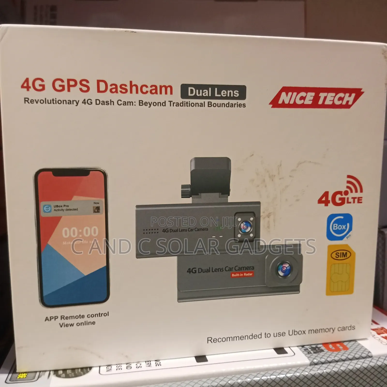 4G GPS Descham Dual Lens Camera