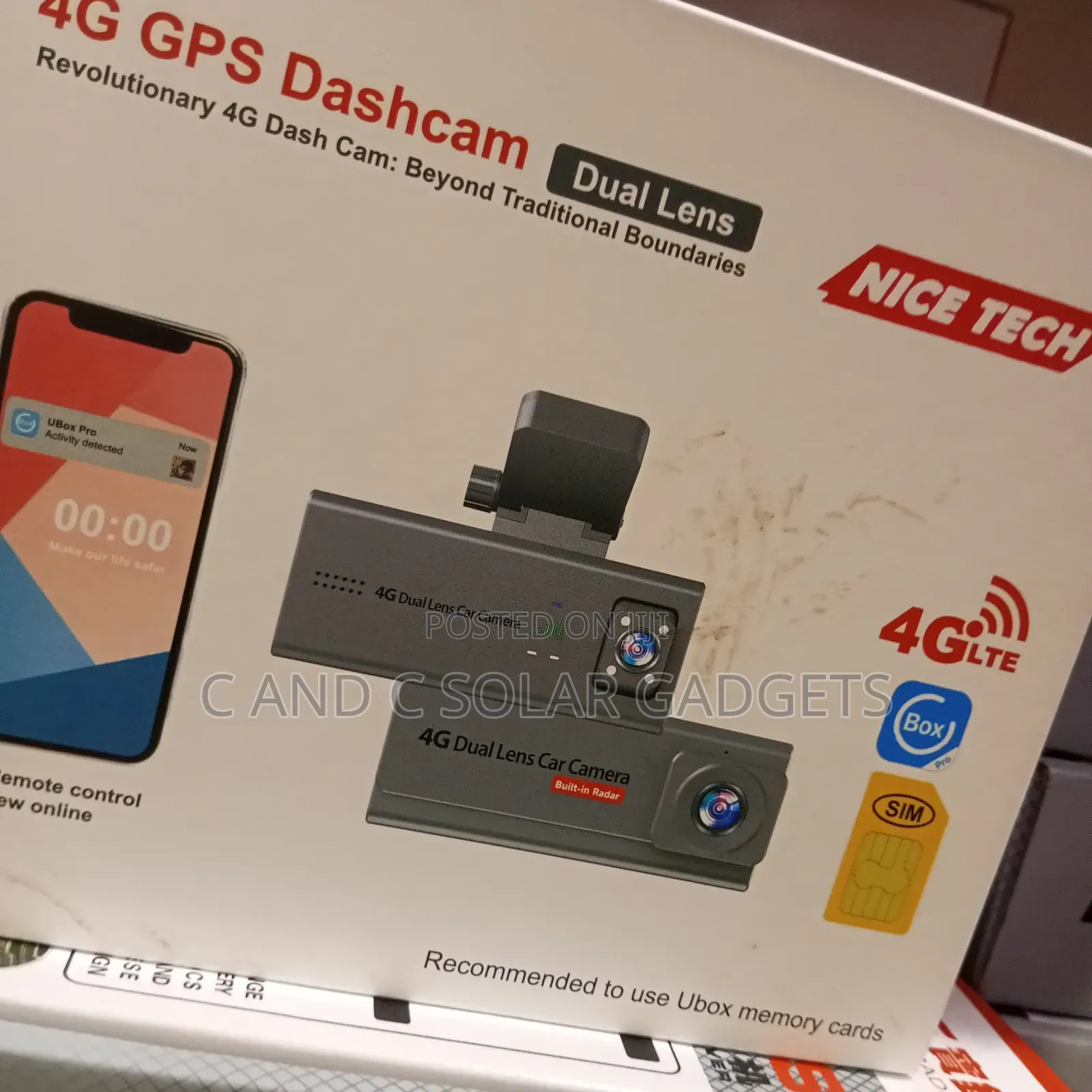 4G GPS Descham Dual Lens Camera
