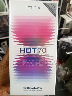 New Infinix Hot 70 128 GB Purple
