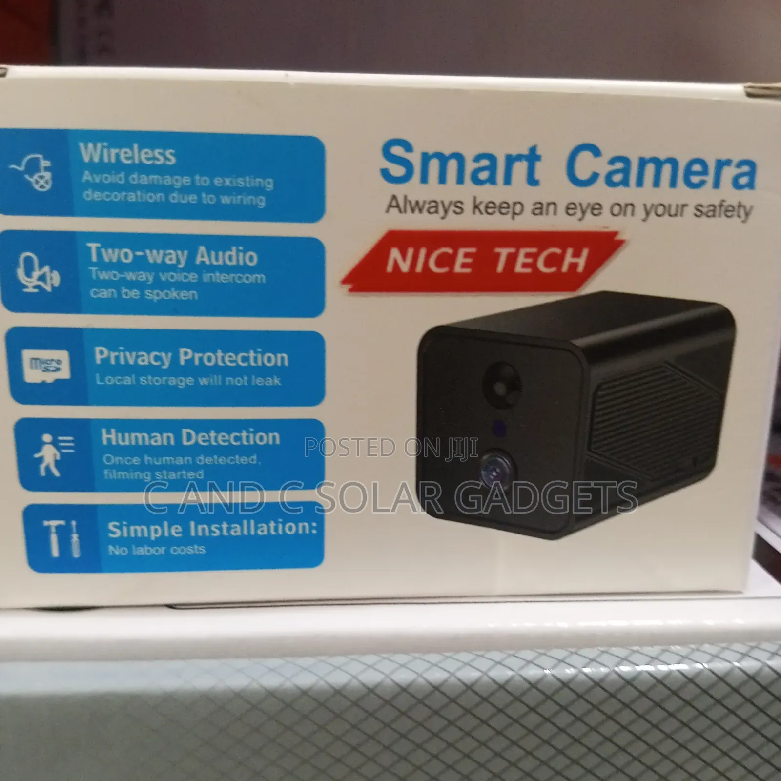 Wireless Smart CCTV Camera Single Lens