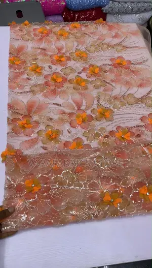 Luxury Floral Beaded Lace