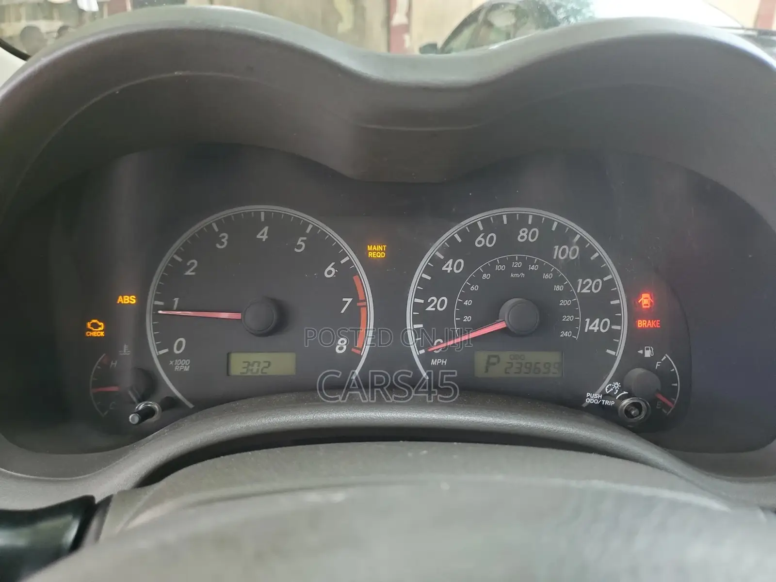 Toyota Corolla 2009 Gold