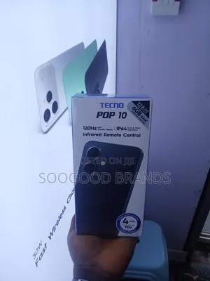New Tecno Pop 10 128 GB Black