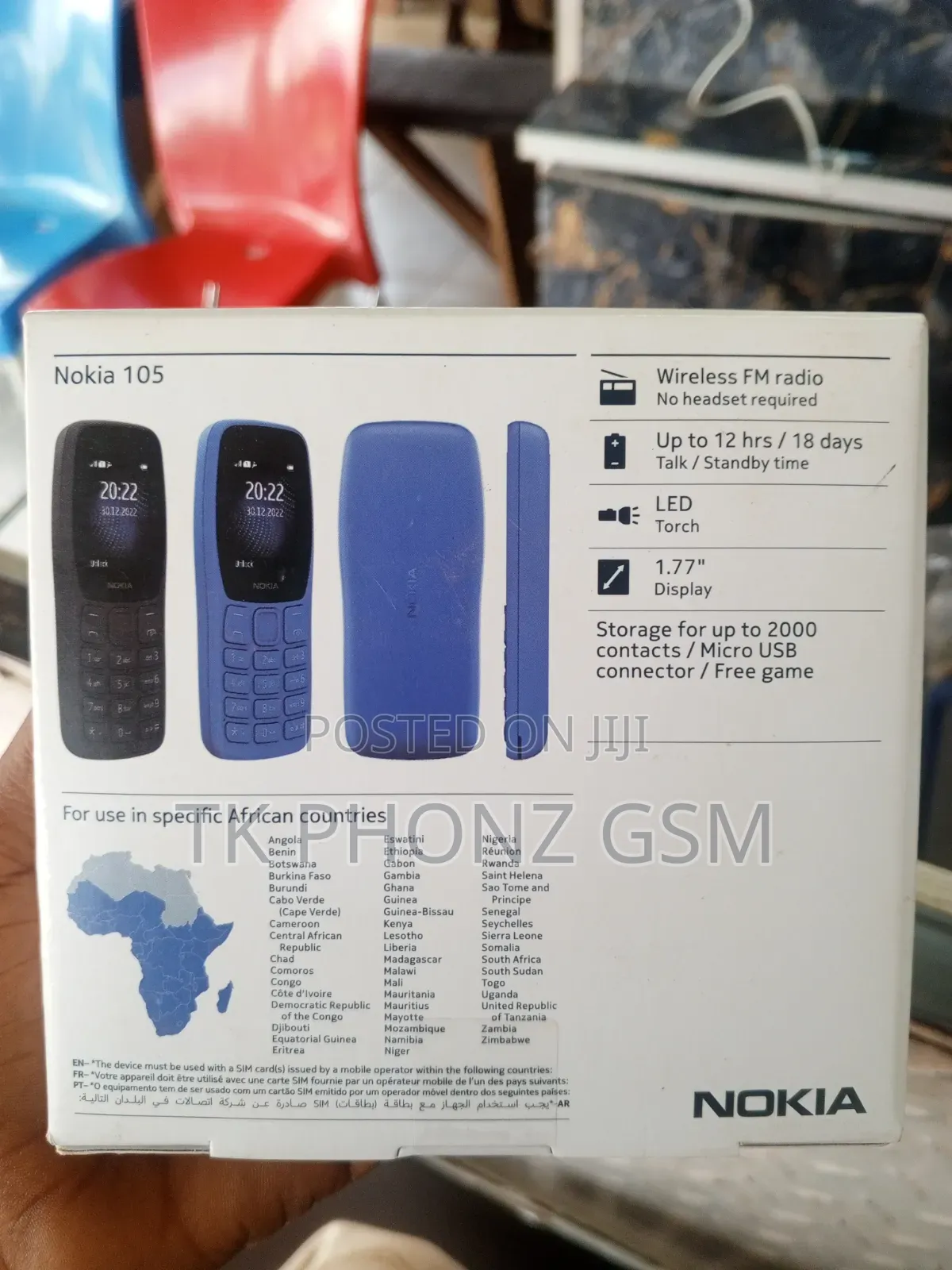 New Nokia 105 Black