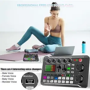 Professional Mixer Live Sound Card and Effects With Dj Mixer