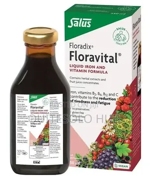 Salus Floradix Floravital Liquid Iron Vitamin Formula 250ml