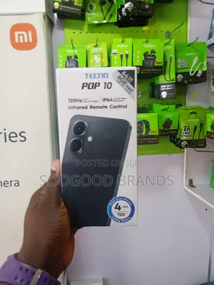 New Tecno Pop 10 64 GB Black