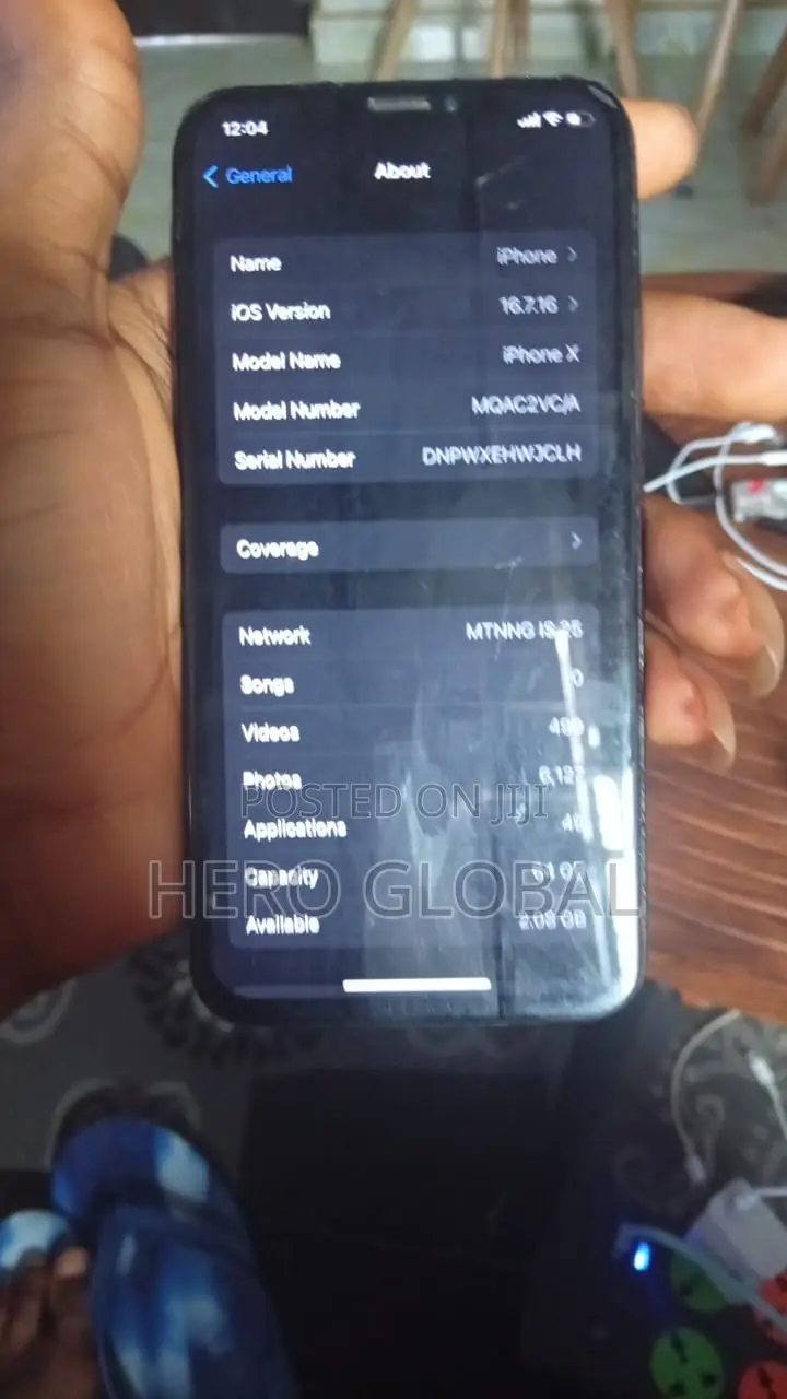 Apple iPhone X 64 GB Black