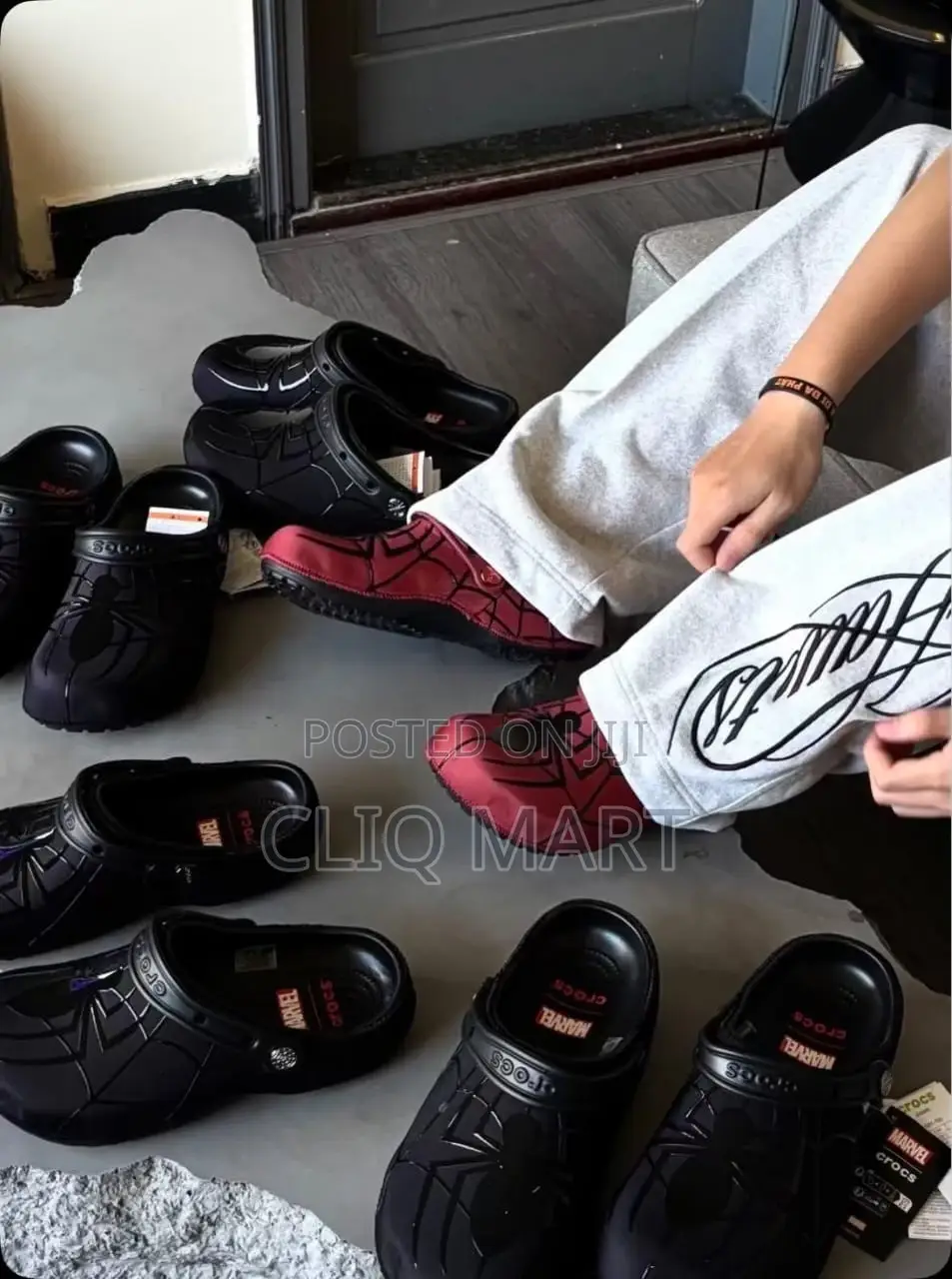 MARVEL X CROCS "Spiderman Neo Classic Crocs" BLACK