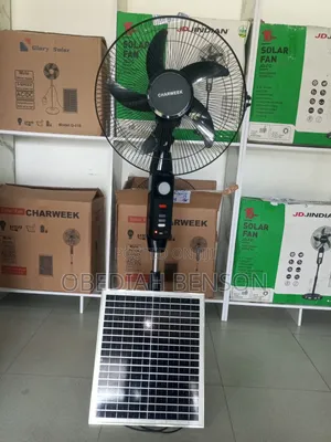 Dc Solar Standing Fan