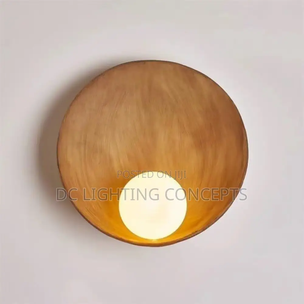 Modern Eco-Friendly Coastal Design Off-White Led Wall Light.