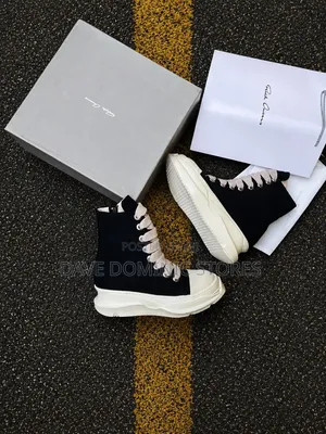 Original Rick Owen’s Boot Sneakers Black
