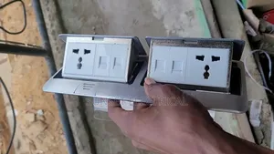 Floor Bax Pop Up With Two Socket 4 Data Silver Color