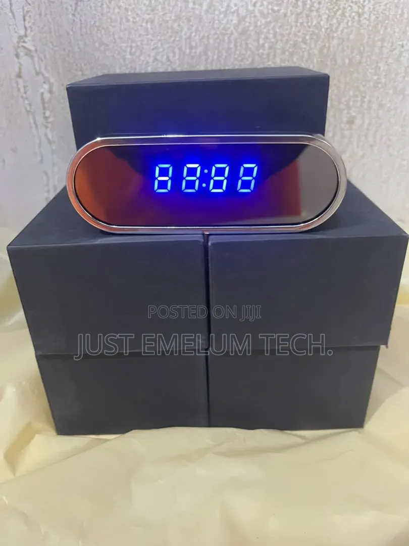 Table Clock Spy Camera