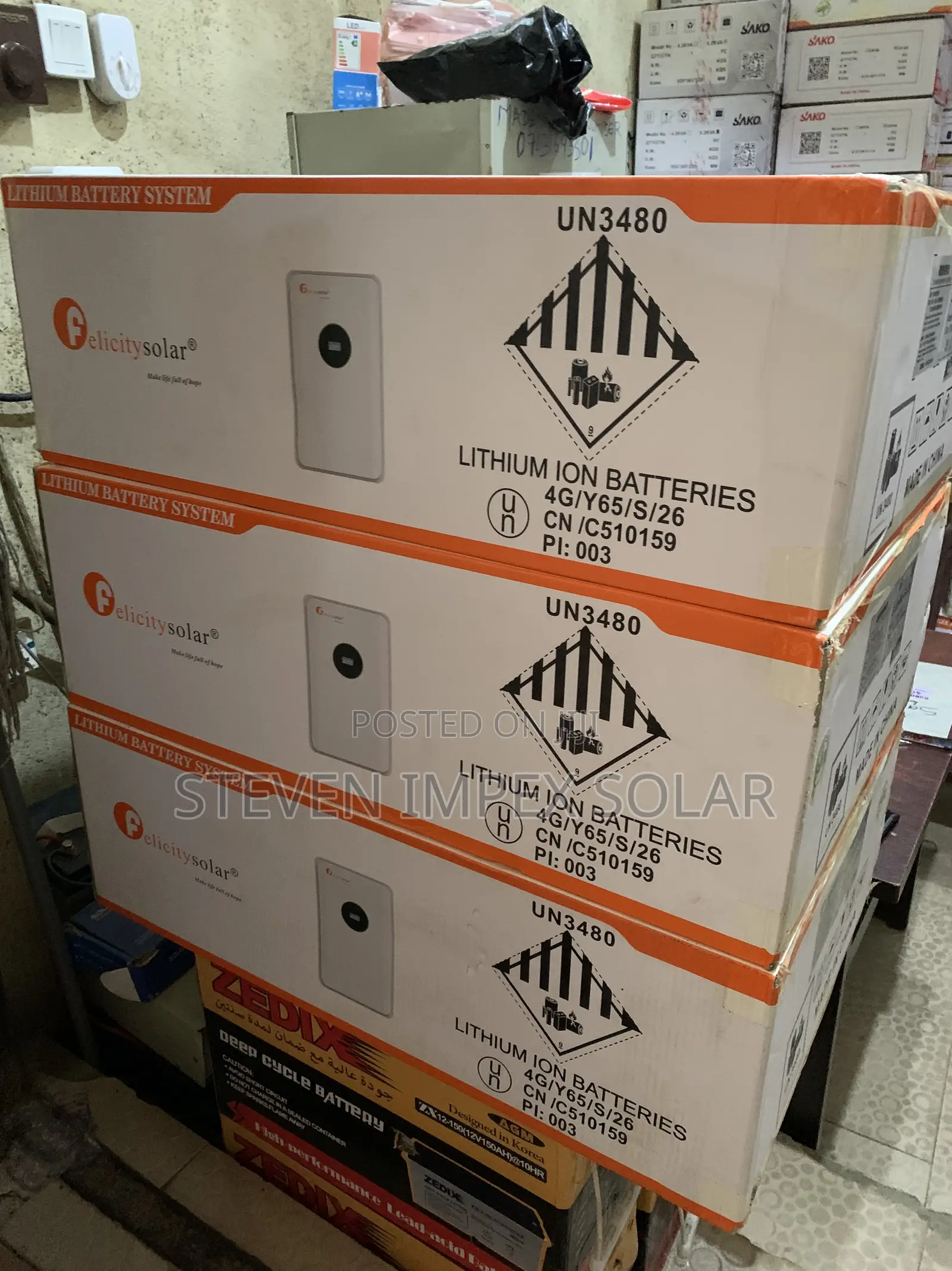 Felicity Icon Lithium Solar Battery 5kwh 51.2v