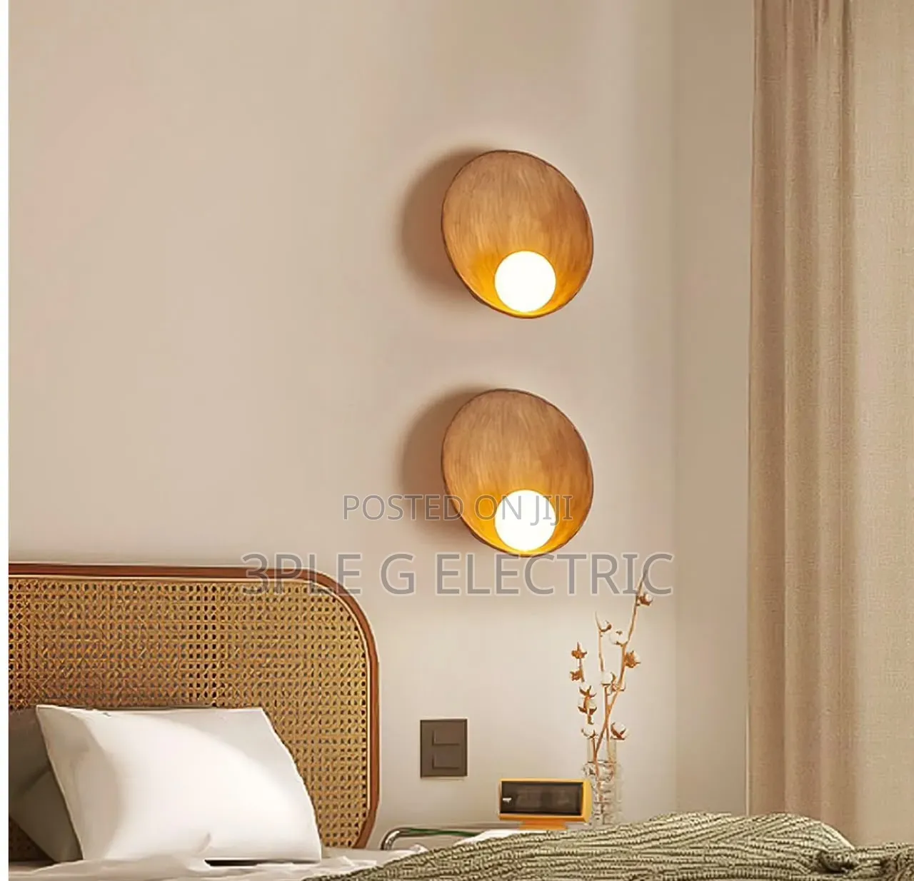 Brown Body Wall Light