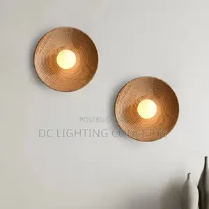 Japanese Wabi-Sabi Retro Indoor Bedroom Bedside Wall Light.