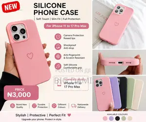 Stylish Silicone Phone Cases for iPhone 11–17 Pro Max