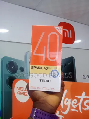 New Tecno Spark 40C 128 GB Black