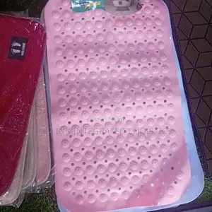 Pastel Pebble-Texture Non-Slip Bath Mats