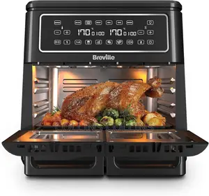Breville Halo Flexi Air Fryer | Digital Dual Air Fryer Oven | 11L: