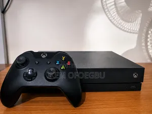 Uk Used Xbox One X With One Wireless Pad, No Games