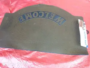 Arch-Shaped Heavy-Duty Rubber Door Mat