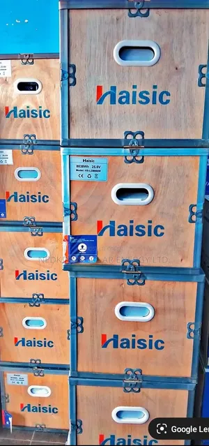 Haisic 8kwh 24v Lithium Battery (Black)