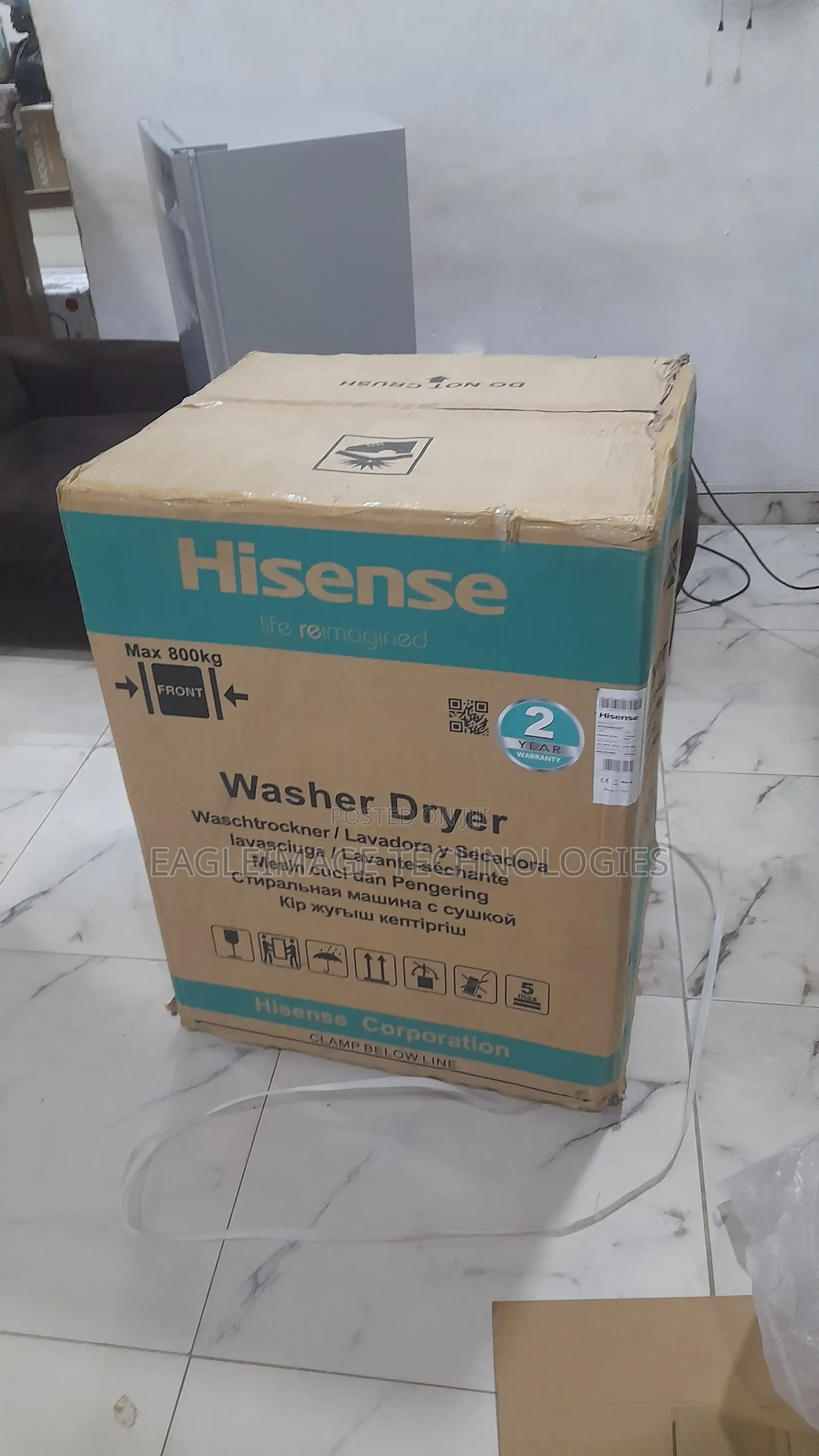 Hisense 8kg Wash 5kg Dry Automatic Laundry Machine