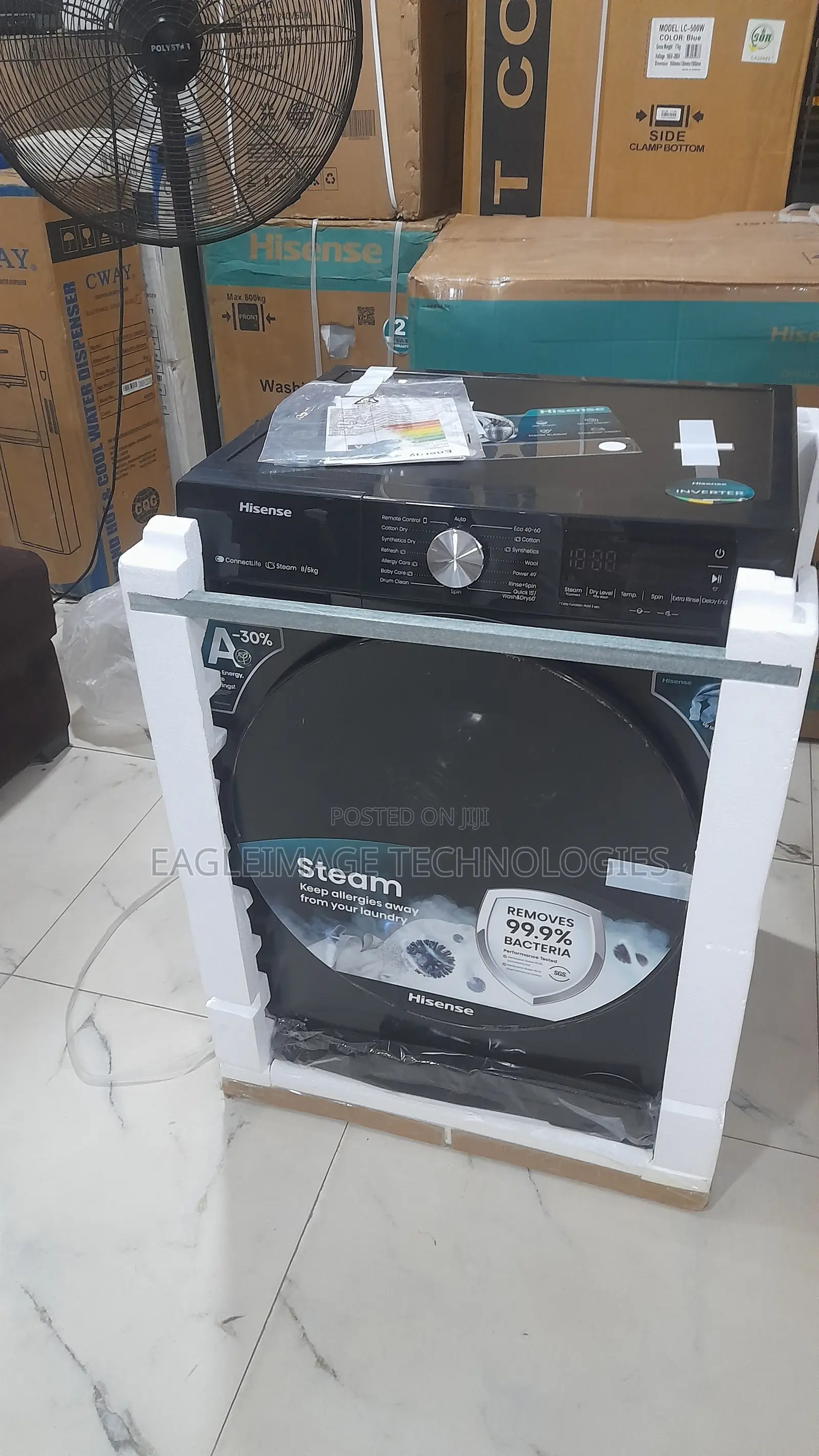 New Hisense 2-in-1 Front Loading Wash & Dry Appliance