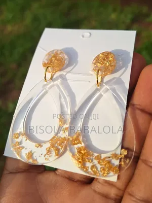 Resin Teardrop Earrings