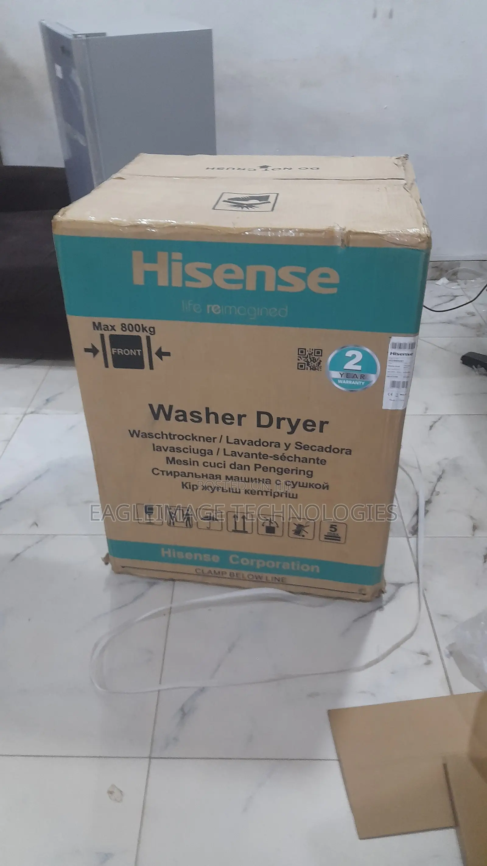 New Hisense 2-in-1 Front Loading Wash & Dry Appliance