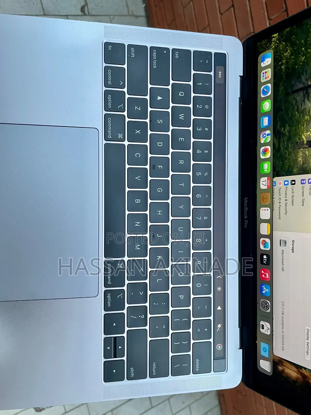 Laptop Apple MacBook Pro 2019 8GB Intel Core i5 SSD 256GB