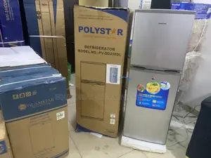 Polystar 250L Modern Double Door Refrigerator