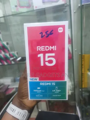 New Xiaomi Redmi 15 128 GB Black