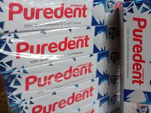 Puredent Advanced Toothpaste. Toothache Treatment