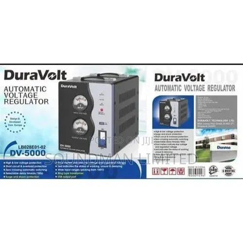 Duravolt 5000w Stabilizer Heavy Duty Auto Voltage Regulator Dv-5000