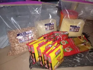 `Foodstuff Package ₦23,000 - Rice, Beans, Garri, Spaghetti, Indomie.