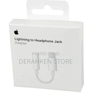 Original Apple Lightning to 3.5mm Headphone Jack Adapter