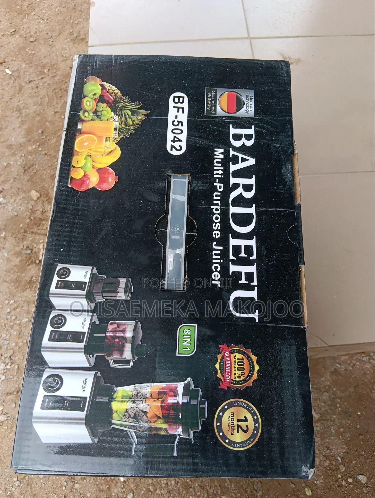 8 in 1 Bardefu 4L Industrial Blender