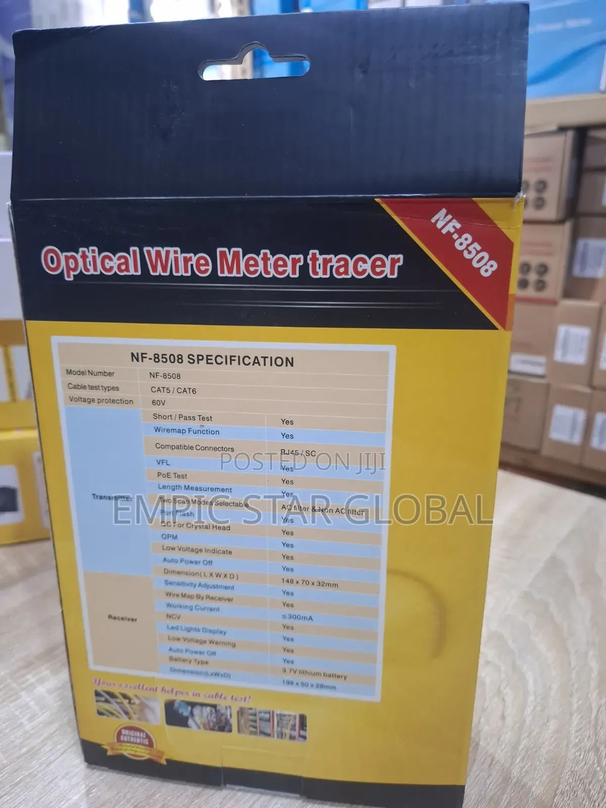 Optical Wire Tracer NF-8508 Network Cable Tester Power Meter & VFL