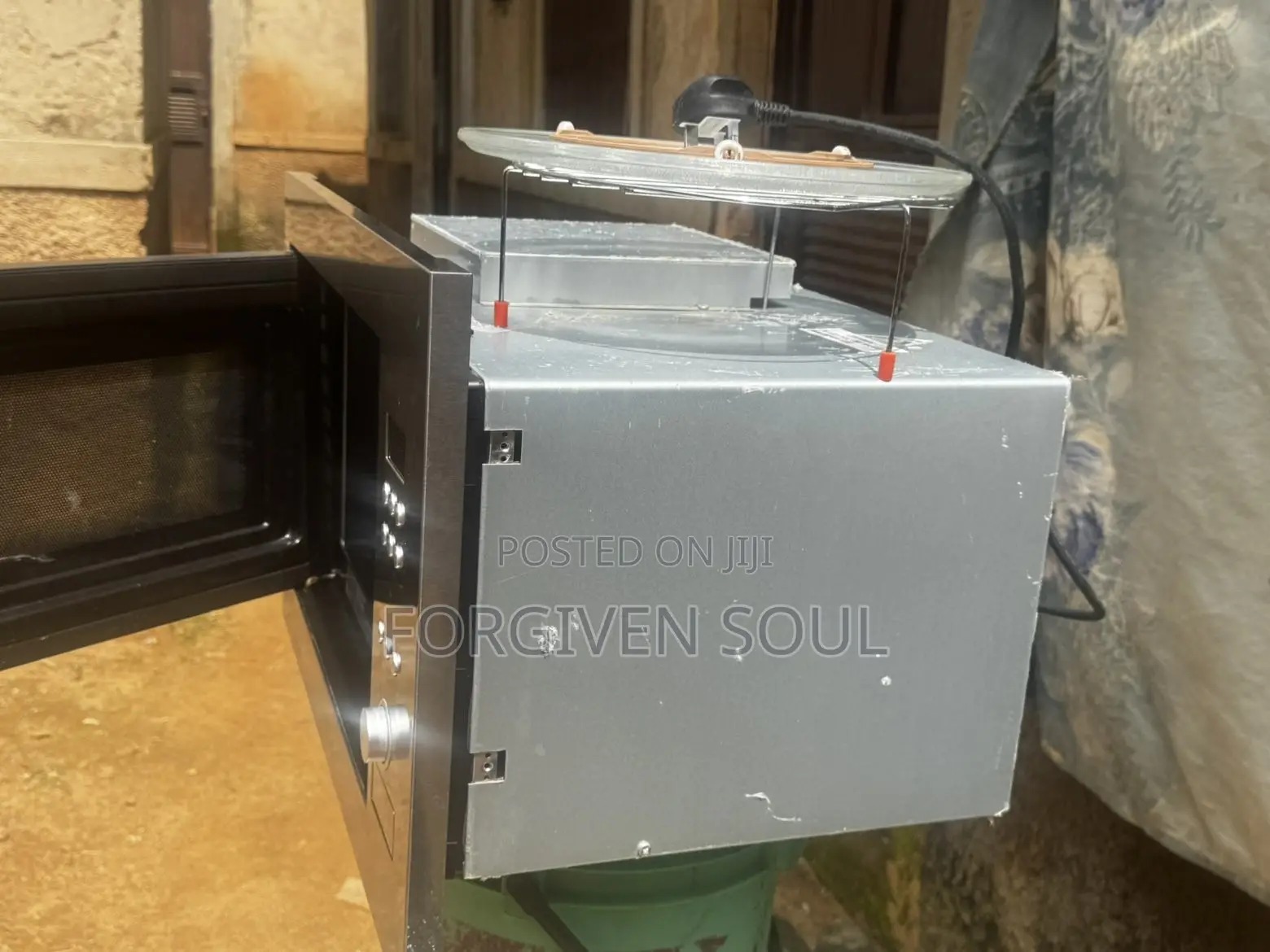 Original E-Lite Built-in Silver Electric Microwave With Grill