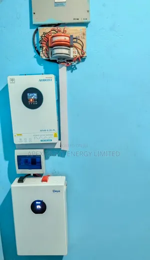 6.2kva Africell Hybrid+5kwh Deye Lithium+650w Panel X6