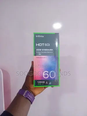 New Infinix Hot 60i 128 GB Black