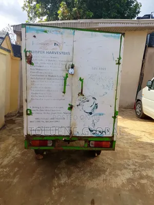 Cargo Delivery Tricycle With Closed Box Body.