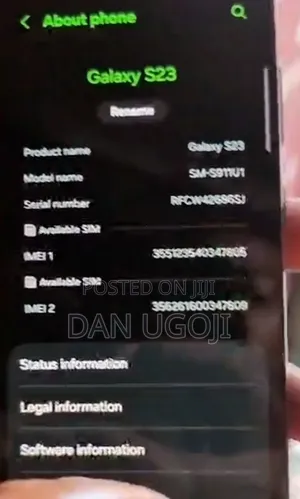 Samsung Galaxy S23 128 GB Black